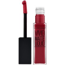 Maybelline Color Sensational Vivid Matte Liquid Lipstick, 36 Red Punch - £10.82 GBP