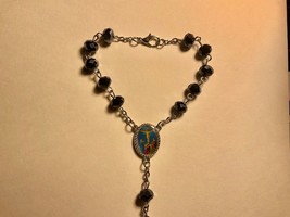 Beautiful  Rosary for Car Rear View Mirror with The Crucifix as Center Piece-NEW - £4.14 GBP
