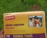 [NEW] Staples Photo Supreme High Gloss 4x6&quot; 140 Sheets (518981) - £9.72 GBP