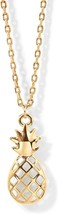 Gold Plated Dainty Pendant Necklace  - £23.11 GBP