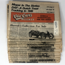 Lot of 12 Old Cars Weekly News and Marketplace 1981 Iola WI Harrah&#39;s Col... - $35.96