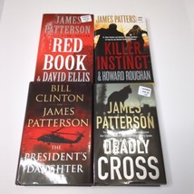 Lot 4 James Patterson Hardcover Deadly Cross President&#39;s Daughter Killer Instinc - £5.86 GBP