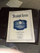 &quot;Moonlight Reverie&quot; M. Viola Allen Vintage Sheet Music - $6.93