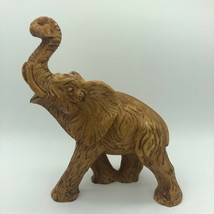 Elephant Resin Brown Figurine Statue Décor Africa Sarai - £17.20 GBP