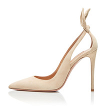 design brand woman Cute bunny ears pointed toe high heels bunny ears slingback h - £82.04 GBP