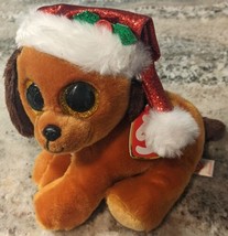 Ty Beanie Boos - HOWLIDAYS the Christmas Dog (6 Inch) NEW MWMT - £9.55 GBP