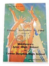Program Football Hummelstown PA Middletown vs Lower Dauphin High School 1963 Nov - £13.80 GBP