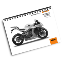 KTM 2013 - 1190 RC8 R - OWNERS MANUAL USER GUIDE - $49.99