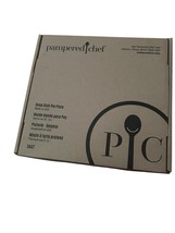 NIB Pampered Chef Stone Gray Deep Dish Pie Plate 1447  2016 - $13.50