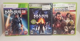 Mass Effect Trilogy 1 2 3 Xbox 360 2 Are  Complete w/ Manual - Tested Working - £11.40 GBP