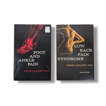 Low Back Pain Syndrome Foot and Ankle Pain Books Set Rene Cailliet Medical Guide - £15.76 GBP