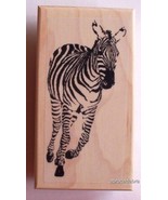 ZEBRA RUNNING AT YOU ~ NEW RELEASE! rubber stamp - €7,40 EUR