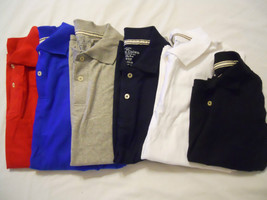 Boys Polo Shirts School Uniform Size XS S M L XL XXL Husky Solid - $14.98