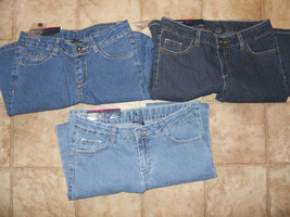  Bootcut Jeans MidRise Girls Blue - £10.99 GBP