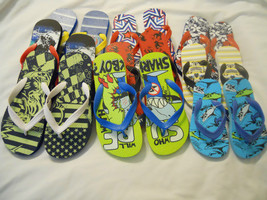 Old Navy Boys Flip Flops Sandals Shoes Sz 8/9 10/11 12/13 1/2 3/4 5/6 Children - £5.57 GBP