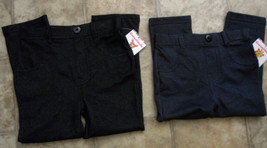 Girl Pants Toddlers Solid Jegging Size 6M 12M 18M 24M 2T 3T 4T 5T Black ... - $11.98