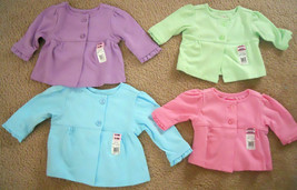 Baby Girls Garanimals Solid Jacket Sz NewBorn,0-3M,3-6M,6-9M  - £7.17 GBP