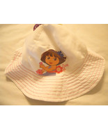 Baby Girls Bucket Hats Sun Hat UPF 50 Toddlers Kids White Pink Dora The ... - £8.64 GBP