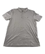 All Saints Shirt Men Extra Large Light Tan Polo Pullover Casual Regular ... - $25.19 CAD
