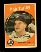 1959 Topps #60 Bob Turley Vg Yankees (Wax) *NY10396 - £16.86 GBP