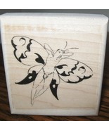 TINY NUDE BUTTERFLY FAIRY BUTTERFLY NEW mounted rubber stamp - £4.79 GBP