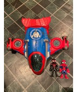 2018 Hasbro Playskool Heroes Spider-Man/Miles Morales &amp; Spider-Jet *Pre-... - $323.45 MXN
