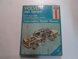 1974 1990 Haynes Volvo 240 Series Automotive Repair Manual STAINED WORN DEAL - £11.70 GBP