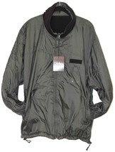 Cole Haan Reversible Jacket Grey Graphite Men's Flannel Interior Zip L $650 - $247.47