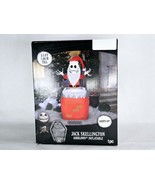 New! 5.5&#39; Jack Skellington Nightmare Before Christmas Chimney Disney Air... - $1,104.10 MXN