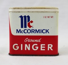 VINTAGE Antique McCormick Ground Ginger 1 oz Tin - £11.59 GBP