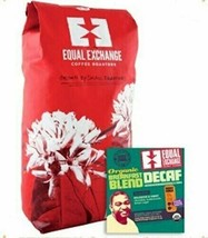 Equal Exchange USDA Organic Breakfast Blend DECAF Whole Bean Coffee- 5 Lb Bag - £75.90 GBP