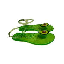 Katy Perry Womens Size 9 39 Jelly Flip Flop Sandals Avocado Green Thong ... - £18.29 GBP