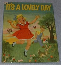 Vintage Children&#39;s Wonder Book, It&#39;s a Lovely Day No 632 - £4.71 GBP