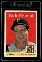 1958 Topps #315 Bob Friend B104R2 VG-EX - £15.66 GBP