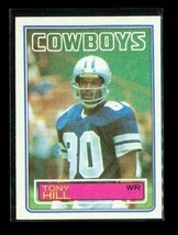 Vintage 1983 TOPPS Football Trading Card #47 TONY HILL Dallas Cowboys - $4.94