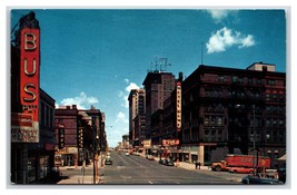 16th Street View Looking North Omaha Nebraska NE UNP Chrome Postcard O17 - £1.52 GBP