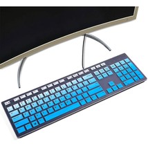 Keyboard Cover Skin For Dell Km636 Wireless Keyboard &amp; Dell Kb216 Wired/... - £11.73 GBP