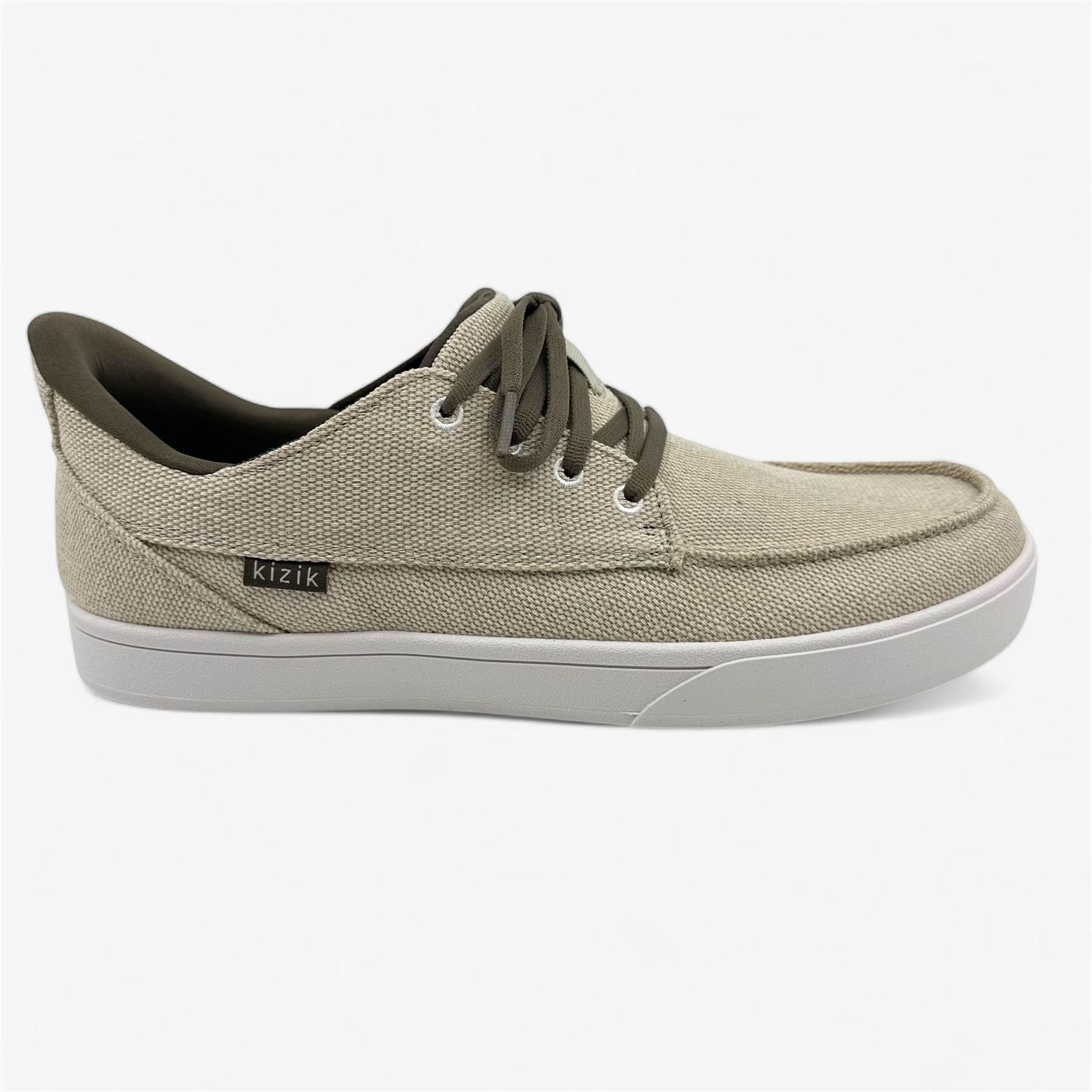 Kizik Porto Burlap Taupe Mens Athletic Sneaker
