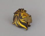 Majestic Lions Head Enamel Lapel Hat Pin - $7.28