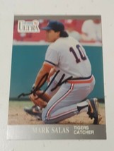 Mark Salas Detroit Tigers 1991 Fleer Ultra Autograph Card #127 READ DESCRIPTION - £3.88 GBP