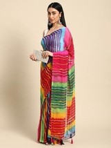 Women&#39;s Banarasi Patola Silk Blend Saree with Blouse Piece sari - $29.39