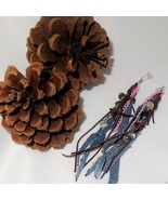 Boho Denim Punk Shabby Chic Gypsy Rege Style Adjustable Fascinator Earrings - $41.03 CAD