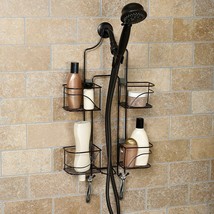 Bronze Expandable Over the Shower Head Caddy Hand Held Holder Storage Or... - $86.91