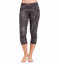 NWT New Prana Pillar Capri Leggings Pants Womens Yoga Pilates Hike M Black Multi - £102.08 GBP