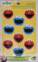 Sesame Street Elmo Icing Decorations 12 Ct Wilton Cookie Monster - $4.94
