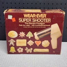 VTG Wear-Ever Super Shooter Electric Cookie Press Gun .NO 70123 Rare Amber - £38.94 GBP
