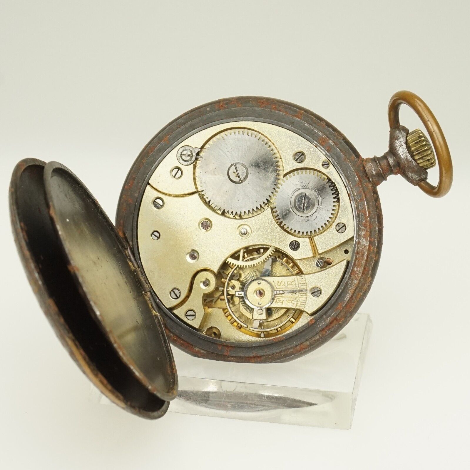 Rare EAST Watch Pocket Watch Men&#39;s Watch Watches No Impact Fusee Duplex ... - $37.62