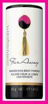 Womens Fragrance Shimmering FAR AWAY Body Powder Talc 1.4 oz NEW - £15.59 GBP