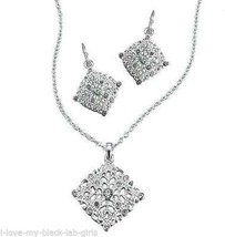 Necklace, Earring Marie Sophie Gift Set ~ Silvertone ~ NEW Boxed - $19.75