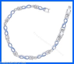 Bracelet Womens Empowerment Domestic Violence Tennis Bracelet NIB - £15.67 GBP